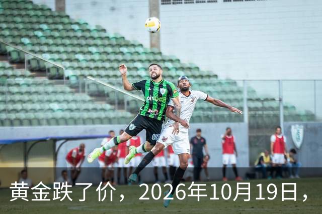 黄金跌了价，2026年10月19日，中国黄金最新价格，人民币黄金最新价格